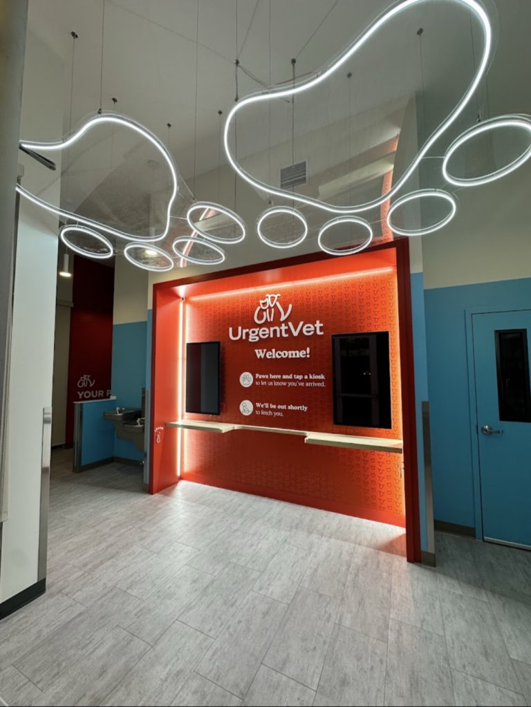 UrgentVet urgent veterinary care tenant buildout by Capstone Construction Wichita